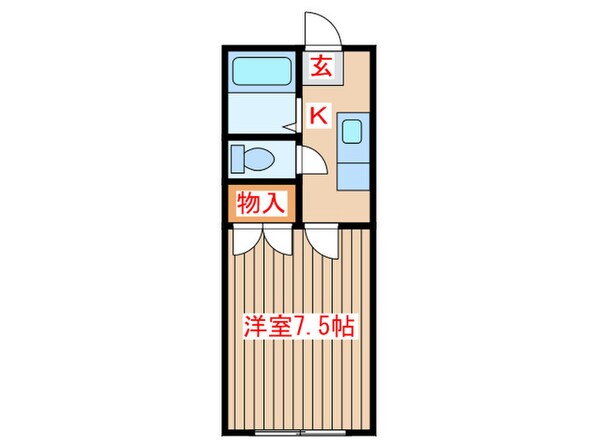 ハウスブルースカイの物件間取画像